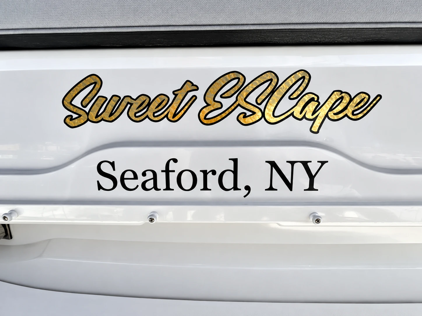 Sweet ESCape Boat Name